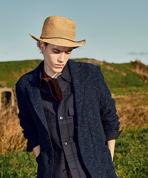 MEN'S BIGI(メンズビギ)の「スラブカールマイヤー 2Bジャケット(テーラードジャケット・メンズ・ネイビー/ブラック・01/02/03/04)」の14枚目の写真