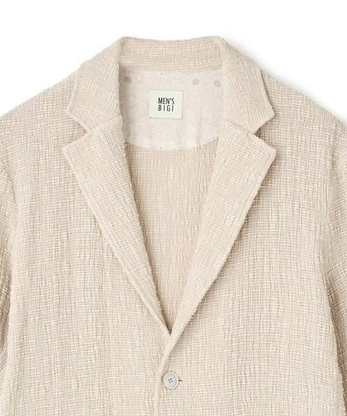 MEN'S BIGI(メンズビギ)の「スラブカールマイヤー 2Bジャケット(テーラードジャケット・メンズ・ネイビー/ブラック・01/02/03/04)」の21枚目の写真