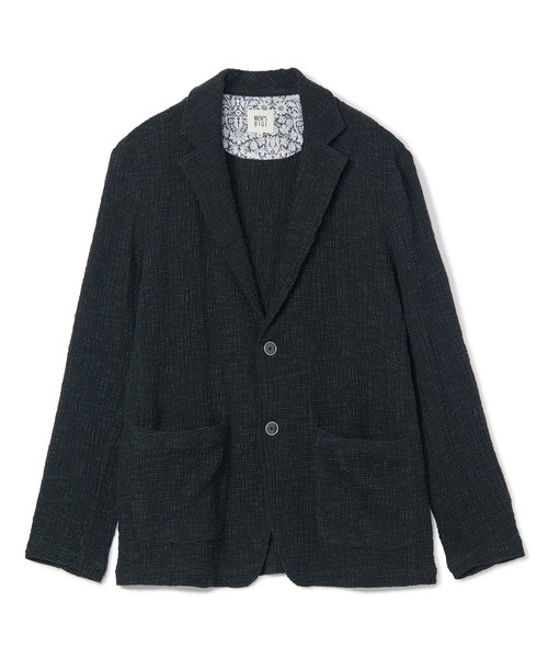 MEN'S BIGI(メンズビギ)の「スラブカールマイヤー 2Bジャケット(テーラードジャケット・メンズ・ネイビー/ブラック・01/02/03/04)」の19枚目の写真