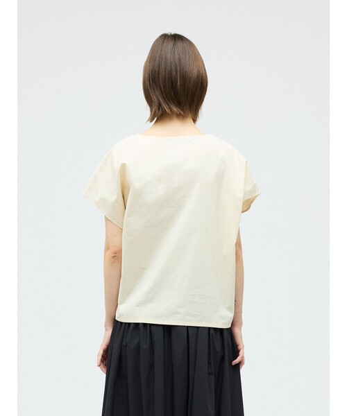 mizuiroind(ミズイロインド)の「mizuiro ind リボンプルオーバー(Tシャツ/カットソー・レディース・グレー/オフホワイト/アイボリー/ブラック/ネイビー・FREE)」の22枚目の写真
