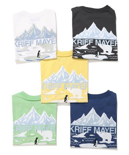 KRIFF MAYER(クリフメイヤー)の「【抗ピリング・接触冷感・吸汗速乾】冷感プリントT(北極)(Tシャツ/カットソー・キッズ・ネイビー/オフホワイト/イエロー/チャコール/ライトグリーン・170/160/150/140/130/120)」の10枚目の写真
