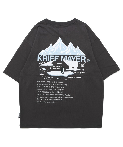 KRIFF MAYER(クリフメイヤー)の「【抗ピリング・接触冷感・吸汗速乾】冷感プリントT(北極)(Tシャツ/カットソー・キッズ・ネイビー/オフホワイト/イエロー/チャコール/ライトグリーン・170/160/150/140/130/120)」の15枚目の写真