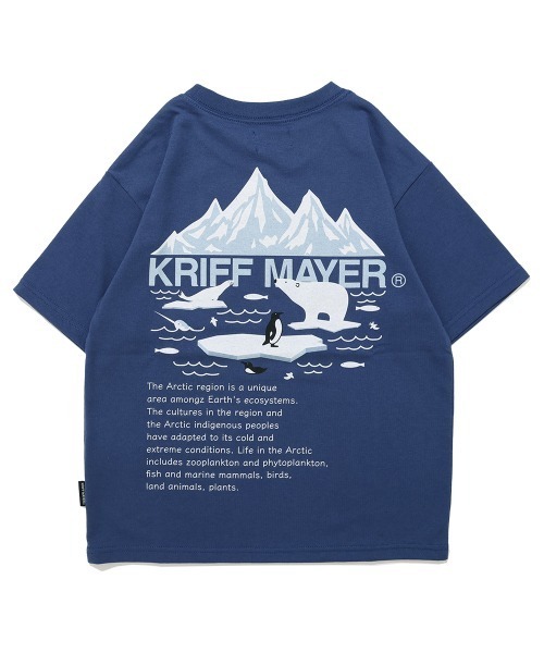 KRIFF MAYER(クリフメイヤー)の「【抗ピリング・接触冷感・吸汗速乾】冷感プリントT(北極)(Tシャツ/カットソー・キッズ・ネイビー/オフホワイト/イエロー/チャコール/ライトグリーン・170/160/150/140/130/120)」の21枚目の写真