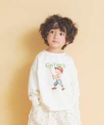 子供服 レトロ」に該当するキッズのTシャツ/カットソー（前面プリント