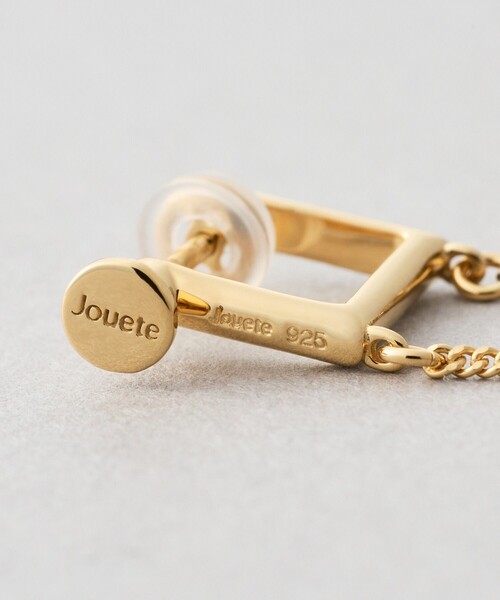 Jouete（ジュエッテ）の「[プッシュイヤリング] チェーン（イヤリング・レディース・プラチナム/イエローゴールド・FREE）」の4枚目の写真