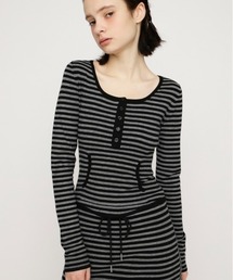 SLY | HENLY NECK TOPS ヘンリーネックトップス 春服(Tシャツ/カットソー)