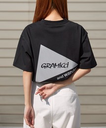 and wander（アンドワンダー）の「and wander/アンドワンダー×Gramicci/グラミチ backprint S/S tee Coolmax コラボレーションロゴTシャツ 2026年春夏（Tシャツ/カットソー）」