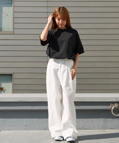 and wander（アンドワンダー）の「and wander/アンドワンダー×Gramicci/グラミチ backprint S/S tee Coolmax コラボレーションロゴTシャツ 2026年春夏（Tシャツ/カットソー・メンズ・ブラック/ホワイト・M/L/XL）」の19枚目の写真