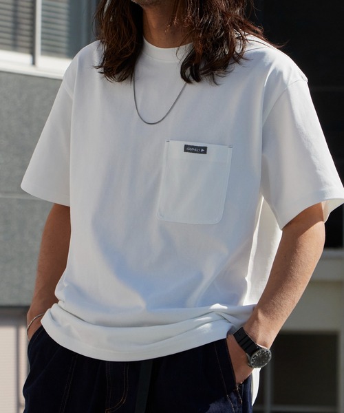 and wander（アンドワンダー）の「and wander/アンドワンダー×Gramicci/グラミチ backprint S/S tee Coolmax コラボレーションロゴTシャツ 2026年春夏（Tシャツ/カットソー・メンズ・ブラック/ホワイト・M/L/XL）」の6枚目の写真
