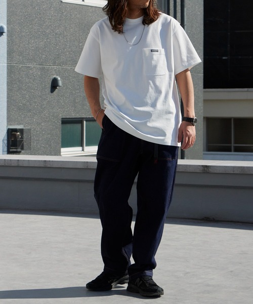 and wander（アンドワンダー）の「and wander/アンドワンダー×Gramicci/グラミチ backprint S/S tee Coolmax コラボレーションロゴTシャツ 2026年春夏（Tシャツ/カットソー・メンズ・ブラック/ホワイト・M/L/XL）」の10枚目の写真