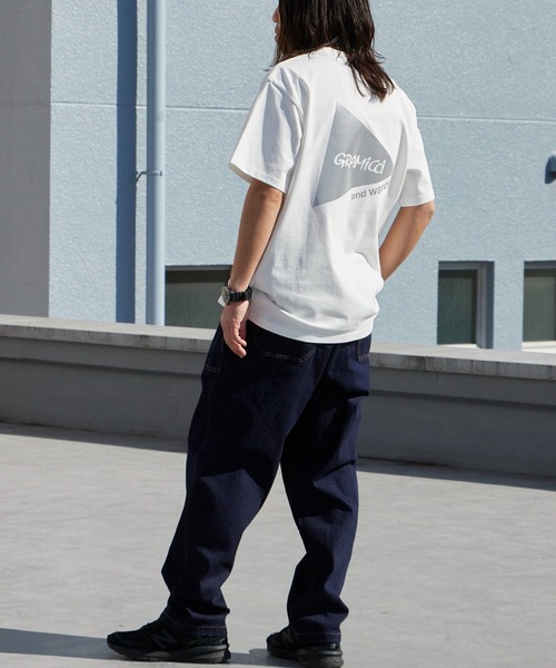 and wander（アンドワンダー）の「and wander/アンドワンダー×Gramicci/グラミチ backprint S/S tee Coolmax コラボレーションロゴTシャツ 2026年春夏（Tシャツ/カットソー・メンズ・ブラック/ホワイト・M/L/XL）」の13枚目の写真