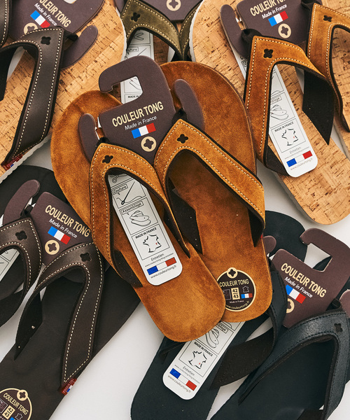 417 EDIFICE（フォーワンセブンエディフィス）の「【COULEUR TONG】 SPERONE サンダル（サンダル・メンズ・ブラック/ブラウン/ベージュ・40/42/44）」の7枚目の写真