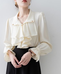 ＆soiree（アンドソワレ）の「クラシカルドレープブラウス（シャツ/ブラウス）」