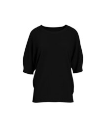 Round neck Raglan Half Sleeve knitwear (4colors)