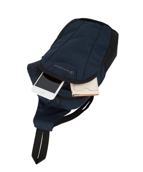 Champion（チャンピオン）の「チャンピオン ボディバッグ カジュアル 通学 お出かけ 20232（ボディバッグ/ウエストポーチ・メンズ・ブラック/ネイビー/グレー・FREE）」の20枚目の写真