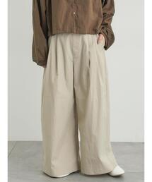 Samansa Mos2 | 綿ナイロンワイドパンツ(その他パンツ)