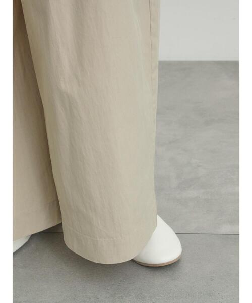 Samansa Mos2(サマンサ モスモス)の「綿ナイロンワイドパンツ(その他パンツ・レディース・ベージュ/カーキ/ネイビー・M/L)」の8枚目の写真