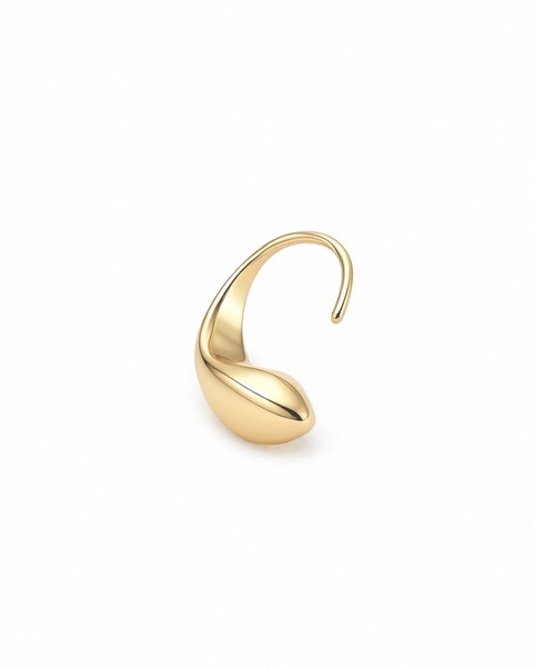 Lyvi(ライビィ)の「Melt Curve Hoop Pierce / 金属アレルギー対応(ピアス(両耳用)・レディース・シルバー/ゴールド・FREE)」の10枚目の写真