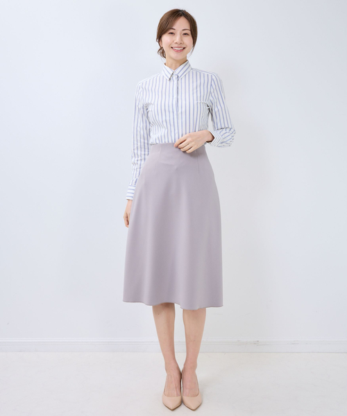 NARACAMICIE(ナラカミーチェ)の「【NARACAMICIE】ストライプ長袖シャツ(シャツ/ブラウス・レディース・ピンク/ホワイト・S/L/M)」の12枚目の写真