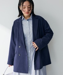 Green　Parks | オーバーサイズW釦ライトジャケット(テーラードジャケット)