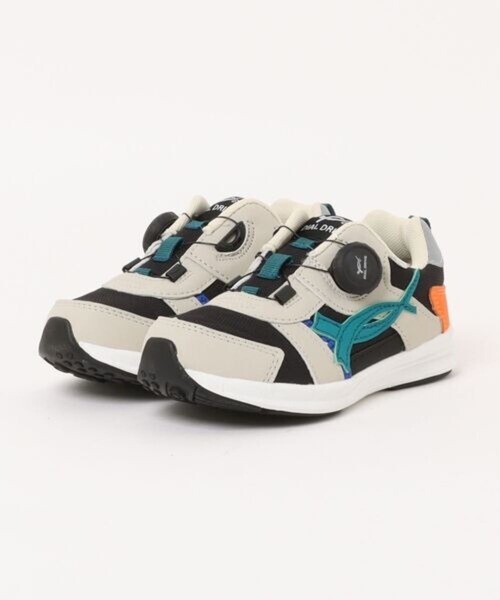 DIAL DRIVE（ダイヤルドライブ）の「ダイヤルドライブ FUSION（スニーカー・キッズ・ブラック/ベージュ・18cm/23cm/22cm/21cm/20cm/19cm）」の9枚目の写真