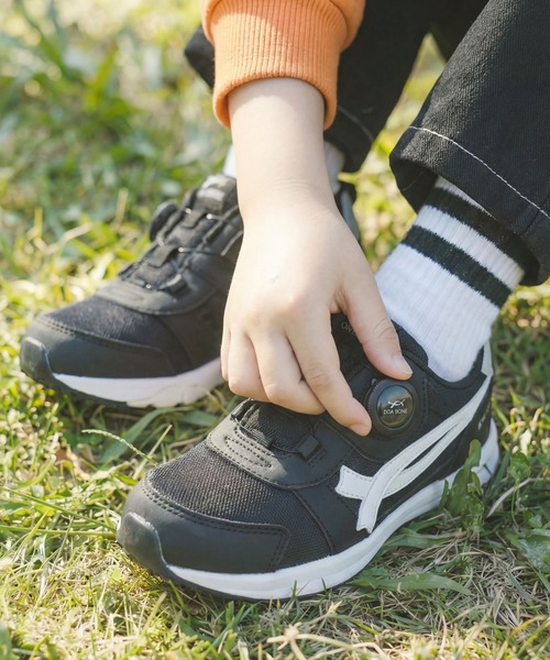 DIAL DRIVE（ダイヤルドライブ）の「ダイヤルドライブ FUSION（スニーカー・キッズ・ブラック/ベージュ・18cm/23cm/22cm/21cm/20cm/19cm）」の17枚目の写真