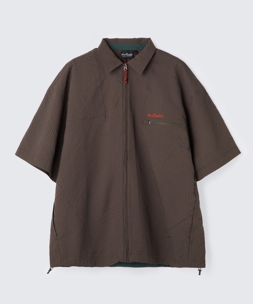 WILD THINGS（ワイルドシングス）の「ゲッコーシアーシャツ│GECKO SEER SHIRT（シャツ/ブラウス・メンズ・ブラック/グリーン系その他3/ブラウン/ライトイエロー・XL/L/M/S）」の2枚目の写真