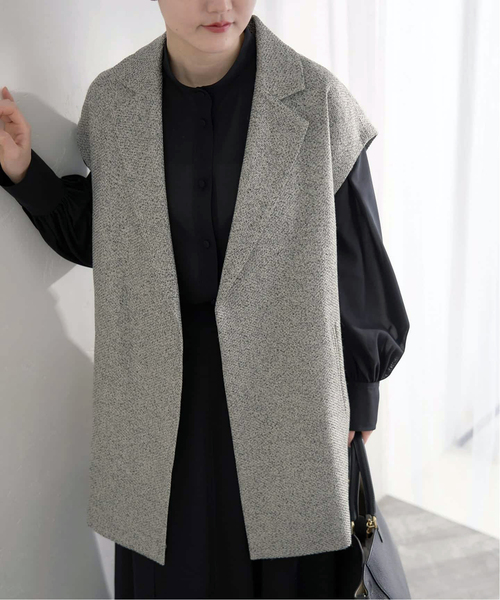 IENA（イエナ）の「《追加》&NAVYシアーボウタイブラウス（シャツ/ブラウス・レディース・ホワイト×ホワイト/ブラック・FREE）」の8枚目の写真