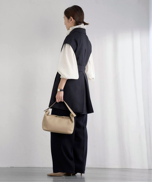 IENA（イエナ）の「《追加》&NAVYシアーボウタイブラウス（シャツ/ブラウス・レディース・ホワイト×ホワイト/ブラック・FREE）」の16枚目の写真