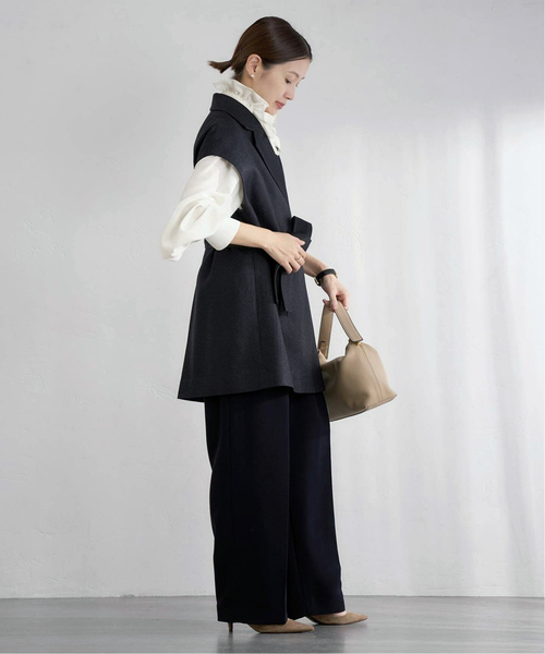 IENA（イエナ）の「《追加》&NAVYシアーボウタイブラウス（シャツ/ブラウス・レディース・ホワイト×ホワイト/ブラック・FREE）」の17枚目の写真