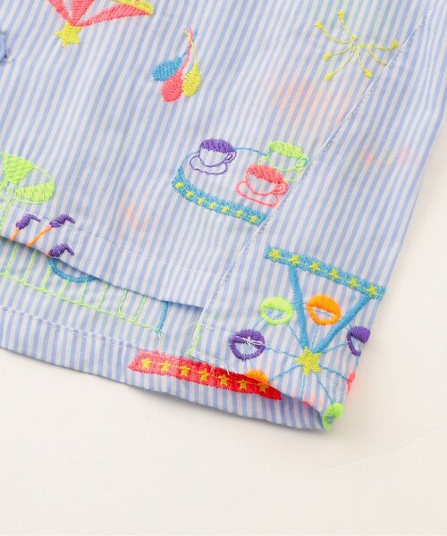 BIT'Z（ビッツ）の「遊園地刺繍シャツ（シャツ/ブラウス・キッズ・ミント/ブルー/オレンジ・100/120/110/95/90/80）」の12枚目の写真
