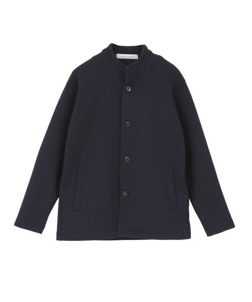 MEN'S MELROSE(メンズメルローズ)の「クォーターゲージ スタンドカラーカーディガン(カーディガン/ボレロ・メンズ・ホワイト/ネイビー・3/4)」の6枚目の写真
