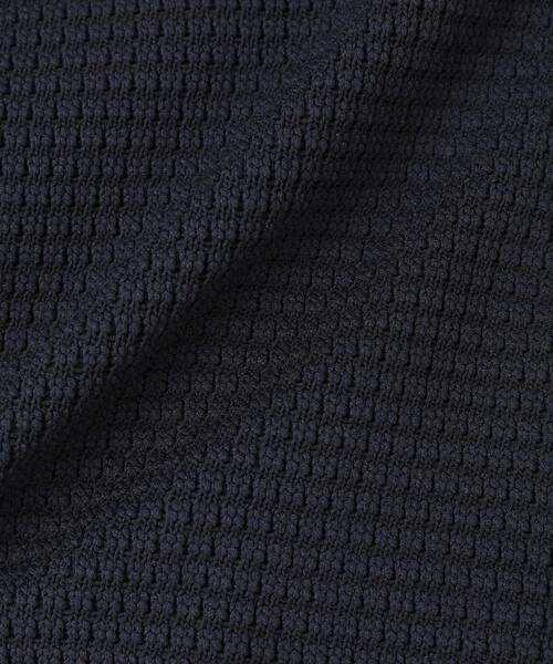 MEN'S MELROSE(メンズメルローズ)の「クォーターゲージ スタンドカラーカーディガン(カーディガン/ボレロ・メンズ・ホワイト/ネイビー・3/4)」の12枚目の写真