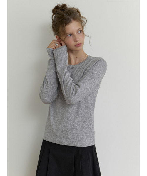 Oli layered t-shirt (gray)