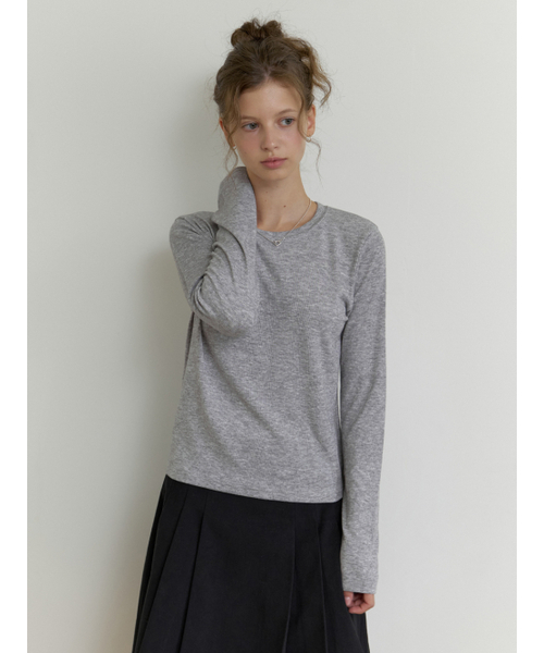 Oli layered t-shirt (gray)