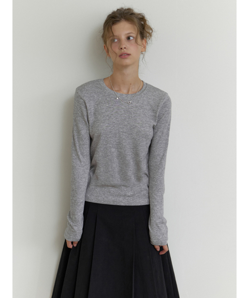 Oli layered t-shirt (gray)