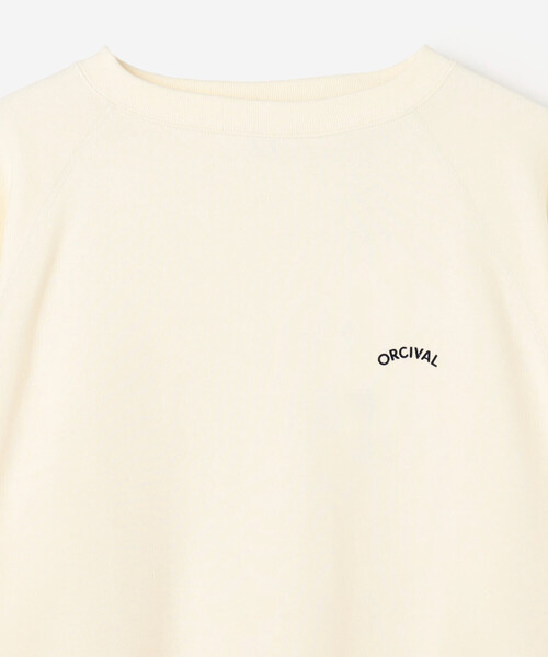 ORCIVAL（オーシバル）の「ORCIVAL | コットン裏毛 ボートネックプルオーバー MEN（スウェット・メンズ・ブラック/グレー/アイボリー・5/4）」の9枚目の写真