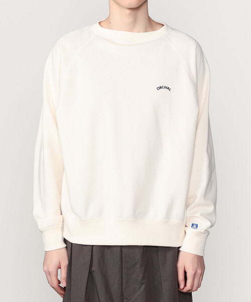 ORCIVAL（オーシバル）の「ORCIVAL | コットン裏毛 ボートネックプルオーバー MEN（スウェット・メンズ・ブラック/グレー/アイボリー・5/4）」の14枚目の写真