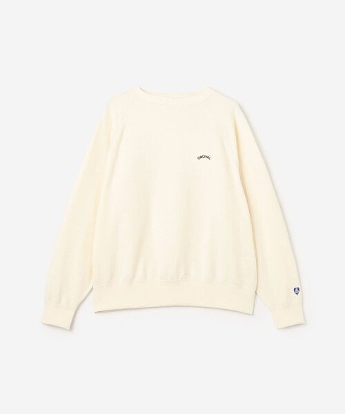 ORCIVAL（オーシバル）の「ORCIVAL | コットン裏毛 ボートネックプルオーバー MEN（スウェット・メンズ・ブラック/グレー/アイボリー・5/4）」の5枚目の写真