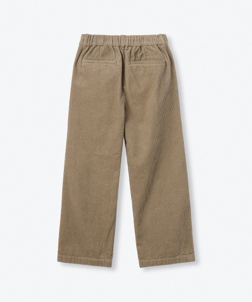 MUSINSA STANDARD KIDS（ムシンサスタンダードキッズ）の「ワンタックワイドバンディングコーデュロイパンツ[ベージュ]（その他パンツ・レディース・その他・100/110/130/140/150/160/120）」の3枚目の写真
