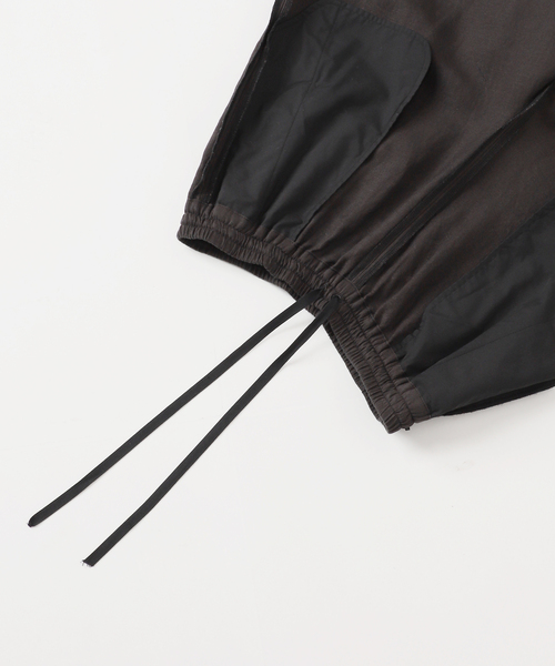 B.C STOCK(ベーセーストック)の「《S/Mサイズ展開》手洗い可 / リネンレーヨンワイドイージーパンツ(その他パンツ・レディース・カーキ/スミクロ/ブラックミックス/ブルー・MEDIUM/SMALL)」の11枚目の写真