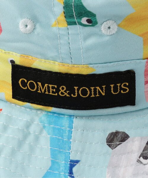 BIT'Z（ビッツ）の「動物切り絵柄日よけハット（ハット・キッズ・サックスブルー/キナリ・48/50/52/54）」の9枚目の写真