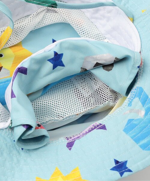 BIT'Z（ビッツ）の「動物切り絵柄日よけハット（ハット・キッズ・サックスブルー/キナリ・48/50/52/54）」の12枚目の写真