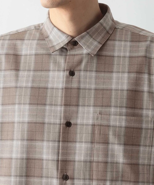 GLOBAL WORK（グローバルワーク）の「アーバンシャツ/AIR/長袖/632886（シャツ/ブラウス・メンズ・チャコールグレー/ブルー/ベージュ/モカ/ブラック・SMALL/MEDIUM/LARGE/X-LARGE）」の16枚目の写真