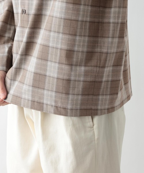 GLOBAL WORK（グローバルワーク）の「アーバンシャツ/AIR/長袖/632886（シャツ/ブラウス・メンズ・チャコールグレー/ブルー/ベージュ/モカ/ブラック・SMALL/MEDIUM/LARGE/X-LARGE）」の19枚目の写真