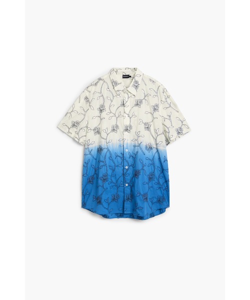 Desigual（デシグアル）の「グラデーション 総柄プリント 半袖シャツ（シャツ/ブラウス・メンズ・ホワイト・M/XL/L/S）」の7枚目の写真
