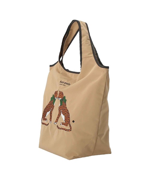 kate spade new york（ケイトスペード ニューヨーク）の「刺繍エコバッグ（トートバッグ・レディース・ベージュ・FREE）」の3枚目の写真