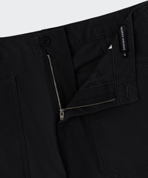 MUSINSA STANDARD（ムシンサスタンダード）の「US NAVY ジャングルクロス N-1 デッキパンツ [ブラック]（その他パンツ・メンズ・その他・27/28/29/34/32/30/31/33/26/40/38/42/36）」の4枚目の写真