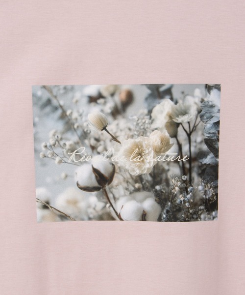 Honeys(ハニーズ)の「【ハニさら・接触冷感・UVカット】フォトプリントTシャツ(Tシャツ/カットソー・レディース・ピンク/ホワイト×グレー/ホワイト×イエロー/スミクロ/ライトグリーン・S/M/LL/L)」の21枚目の写真