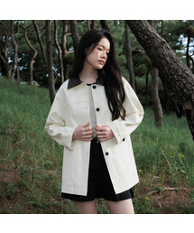 DEHEVE（デヘヴェ）の「Collar Point Work Jacket [Ivory]（その他アウター）」